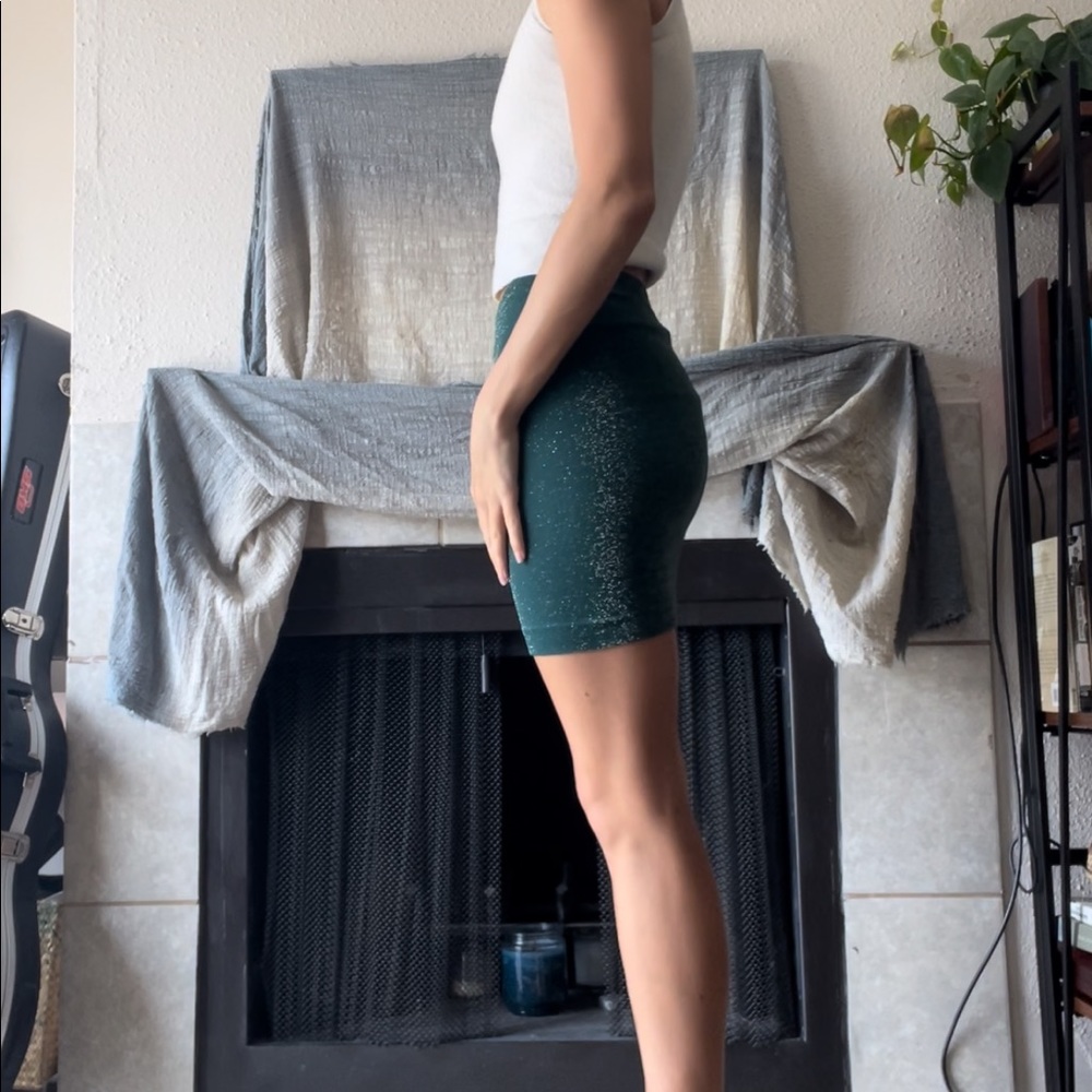 Free People sparkly skirt